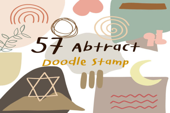 Download 57 Abstract Doodle Procreate Stamps - Stamps Collection