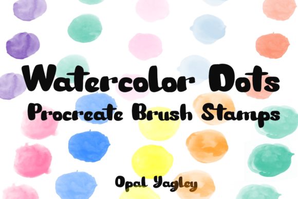 Download Watercolor Dots Procreate Stamps - Stamps Collection