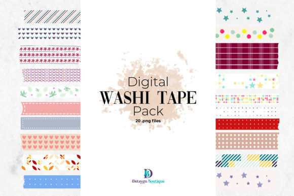 Download Cute Washi Tape  - Digital Sticker - Digital Collection