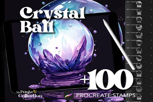 Download 100+ Procreate Crystal Ball Stamps - Stamps Collection