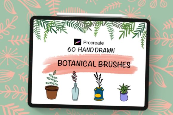 Download Botanical Procreate Brush Stamps - Stamps Collection
