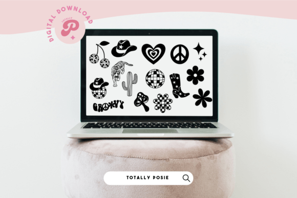 Download Procreate Stamps | Groovy Cherry, Cowboy - Stamps Collection