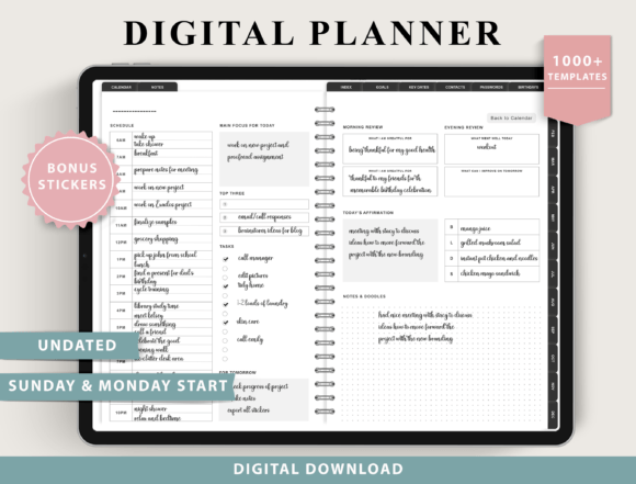 Download Digital Planner for Ipad, GoodNotes - Digital Collection