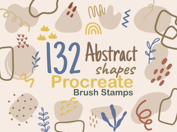 Download Procreate Stamps Abstract Shapes Doodle - Stamps Collection