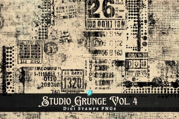 Download Studio Grunge Digi Stamps Vol. 4 - Stamps Collection