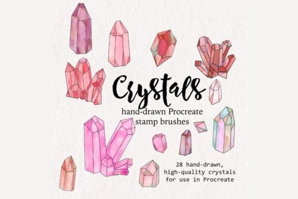 Download Crystal Procreate Brush Stamps - Stamps Collection