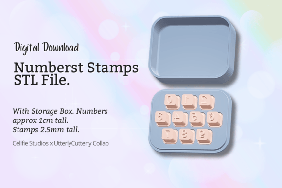 Download Number Stamps- Lower Case - Digital&nbsp; - Digital Collection