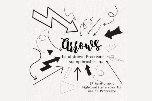 Download Arrow Procreate Brush Stamps - Stamps Collection