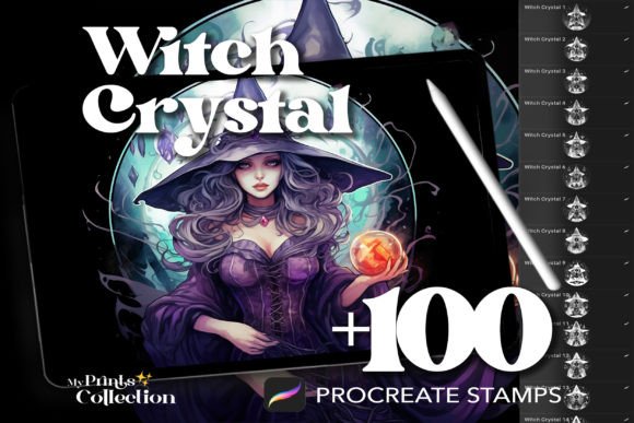 Download 100+ Procreate Witch Crystal Stamps - Stamps Collection