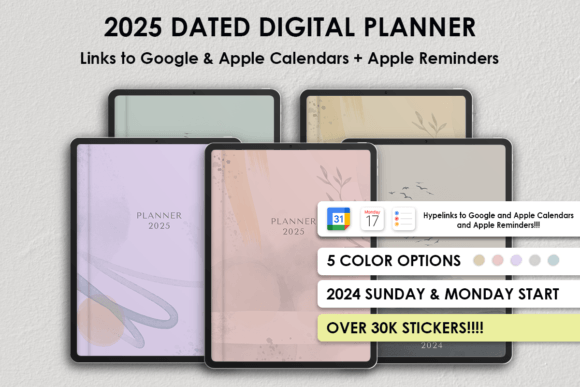 Download 2025 Digital Planner Goodnotes Xodo - Digital Collection