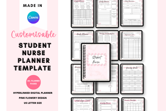 Download Canva Student Nurse Digital Planner - Digital Collection