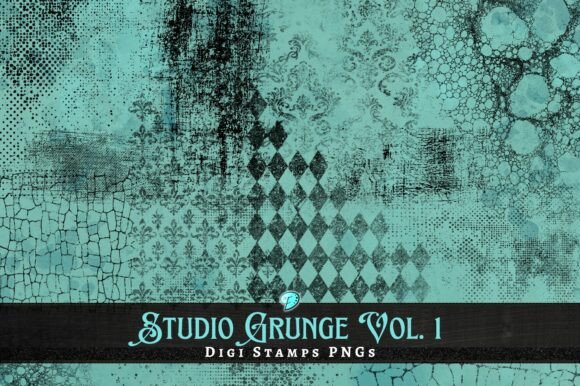 Download Studio Grunge Digi Stamps Vol. 1 - Stamps Collection