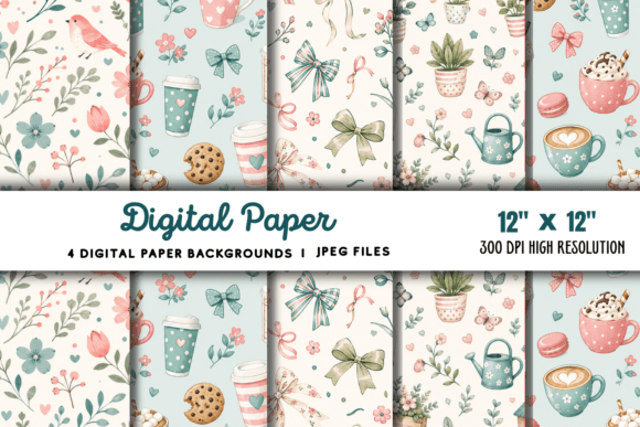 Download Digital Paper Pattern Background 23 - Digital Collection