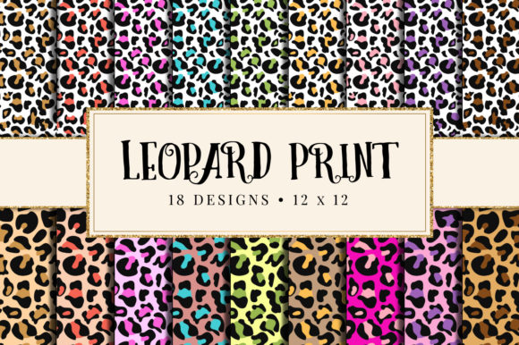 Download Leopard, Cheetah Print Digital Paper - Digital Collection