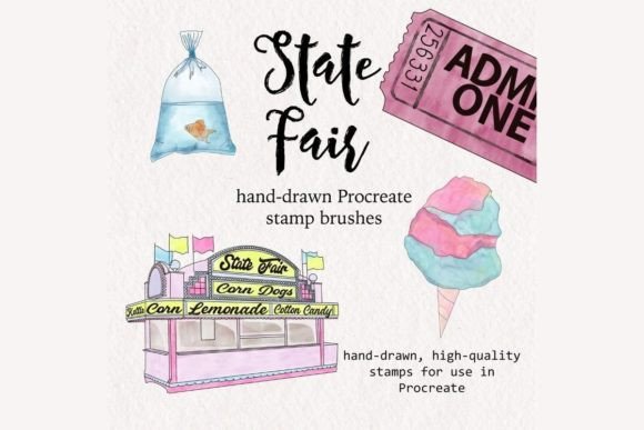 Download Procreate State Fair Brush Stamps - Stamps Collection