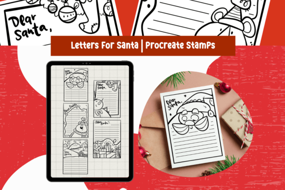 Download Letter for Santa Procreate Stamps - Stamps Collection