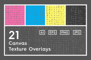 Download 21 Canvas Texture Overlays - Premium Bundle