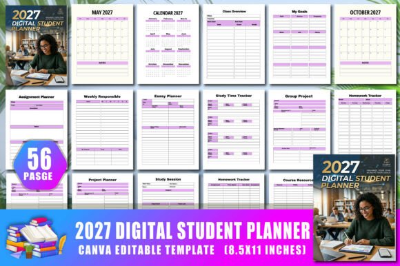 Download 2027 Digital Student Planner - Digital Collection