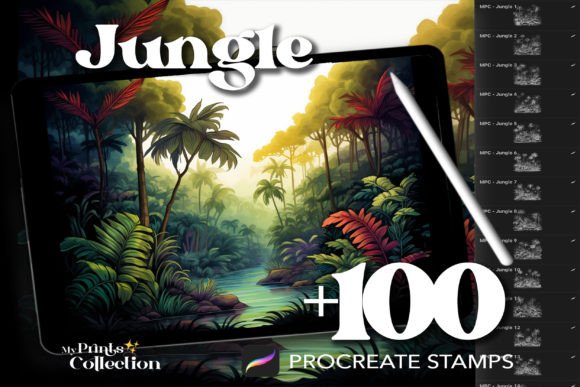 Download 100+ Procreate Jungle Stamps - Stamps Collection