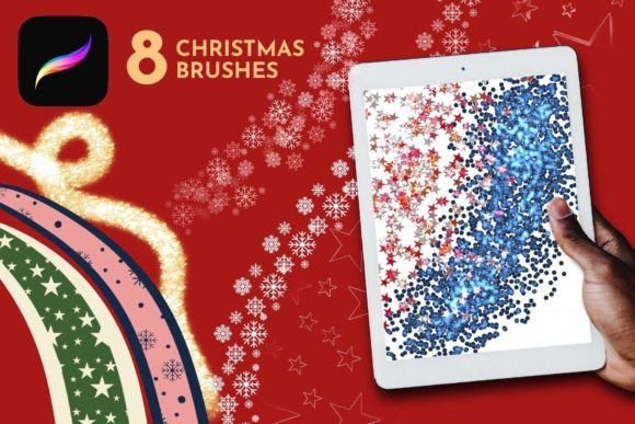 Download Christmas Procreate Brush, Xmas Stamps - Stamps Collection