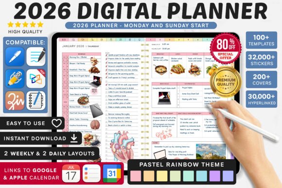 Download Premium 2026 Digital Planner | Goodnotes - Digital Collection