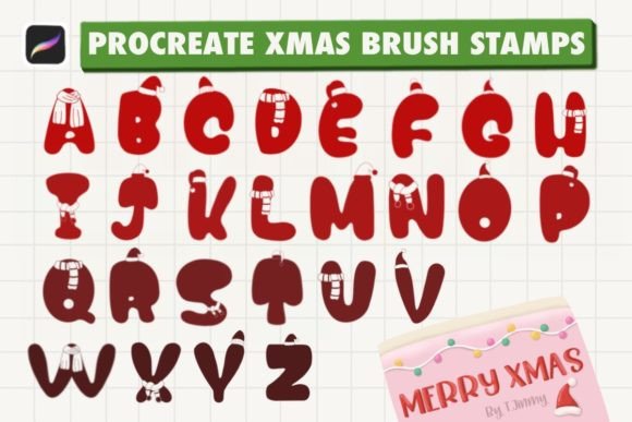 Download Procreate Xmas Brush Stamps - Stamps Collection
