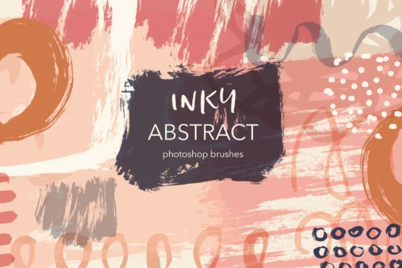 Download Photoshop Inky Abstract Stamps - Stamps Collection
