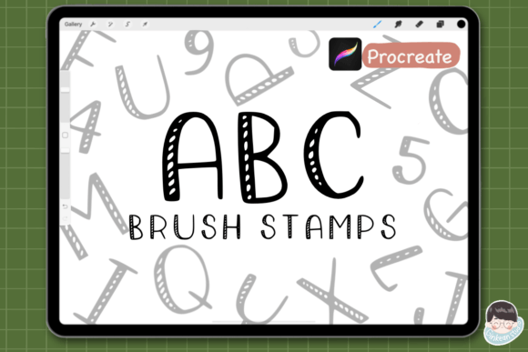 Download ABC Brush | Procreate Stamps - Stamps Collection