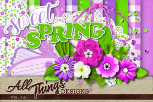 Download Sweet Spring Digital Scrapbook Kit - Premium Resources