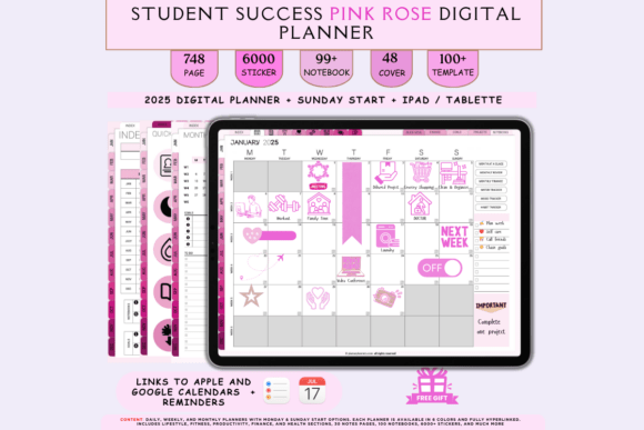 Download Ultimate Student Digital Planner 2025 - Digital Collection