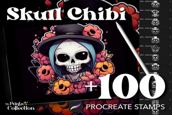 Download 100+ Procreate Chibi Skull Stamps - Stamps Collection