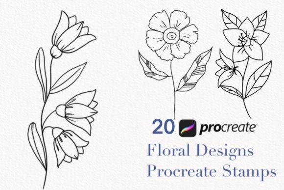 Download Procreate Botanical Stamps - Stamps Collection